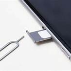how to open sim card slot on iphone without tool